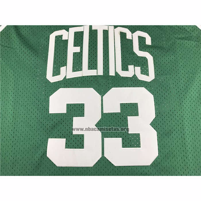 Camiseta Boston Celtics Larry Bird NO 33 Mitchell & Ness 1985-86 Verde